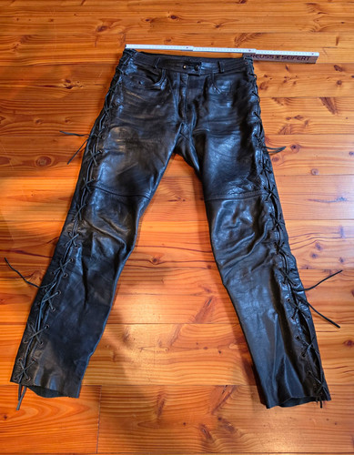 Motorrad schnür lederhose - schnür,