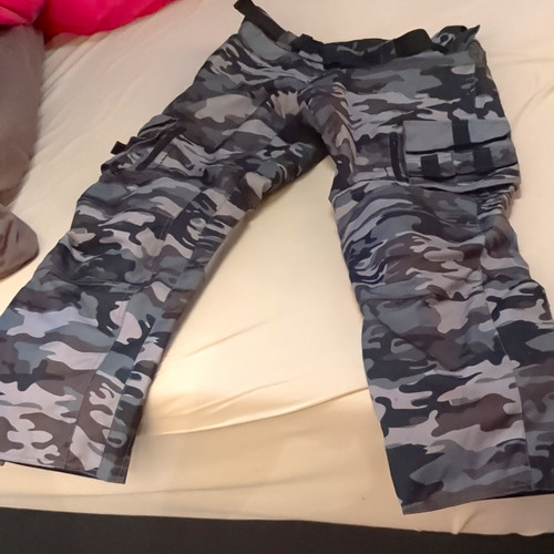 Camouflage motorrad hose mit - camouflage,